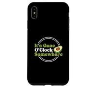 It's Guac O'Clock Somewhere Funny Avocat Guacamole Lovers Coque pour iPhone XS Max
