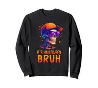 It's Halloween Bruh Stylish Skeleton Halloween Party Boys Sweatshirt