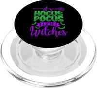 It's Hocus Pocus Time Witches drôle et Effrayant Halloween PopSockets PopGrip pour MagSafe