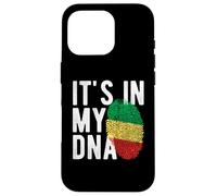 It's in My ADN Congo, Republique of The Flag Fingerprint Coque pour iPhone 16 Pro
