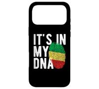 It's in My ADN Congo, Republique of The Flag Fingerprint Coque pour iPhone 17 Pro Max