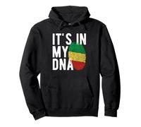 It's in My ADN Congo, Republique of The Flag Fingerprint Sweat à Capuche