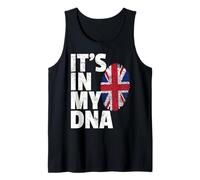 IT'S IN MY ADN Drapeau britannique Angleterre Royaume-Uni Union Jack Débardeur