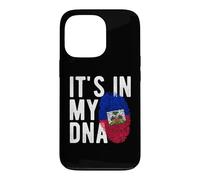 It's in My ADNA Drapeau Haiti Empreinte Digitale Coque pour iPhone 13 Pro