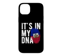 It's in My ADNA Drapeau Haiti Empreinte Digitale Coque pour iPhone 14 Plus