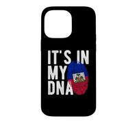It's in My ADNA Drapeau Haiti Empreinte Digitale Coque pour iPhone 14 Pro Max