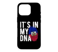 It's in My ADNA Drapeau Haiti Empreinte Digitale Coque pour iPhone 16 Pro