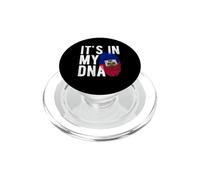 It's in My ADNA Drapeau Haiti Empreinte Digitale PopSockets PopGrip pour MagSafe