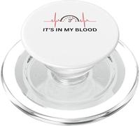 It's in My Blood - Car Guy Racer Auto Mechanic Racer PopSockets PopGrip pour MagSafe