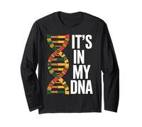It's in My DNA African American Black History Pride Manche Longue