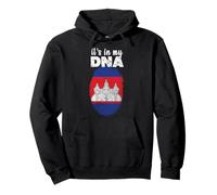 It's in My DNA Drapeau Cambodgien fière Cambodge KHM Sweat à Capuche