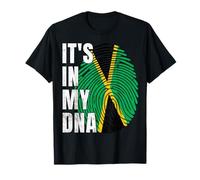 It's in My DNA Drapeau jamaïcain Empreintes digitales garçon Fille Homme Femme T-Shirt