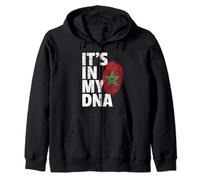 It's in my DNA Drapeau Maroc Pride National Roots Country Sweat à Capuche