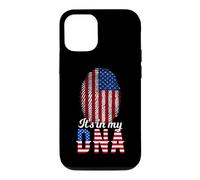 It's in My DNA Empreinte Digitale d'un Citoyen Américain Coque pour iPhone 12/12 Pro