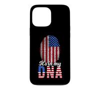 It's in My DNA Empreinte Digitale d'un Citoyen Américain Coque pour iPhone 13 Pro Max