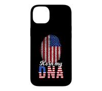 It's in My DNA Empreinte Digitale d'un Citoyen Américain Coque pour iPhone 14 Plus