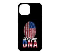 It's in My DNA Empreinte Digitale d'un Citoyen Américain Coque pour iPhone 15
