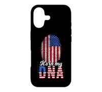 It's in My DNA Empreinte Digitale d'un Citoyen Américain Coque pour iPhone 17