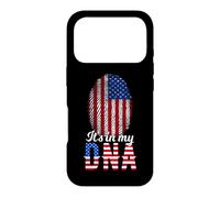 It's in My DNA Empreinte Digitale d'un Citoyen Américain Coque pour iPhone 17 Pro