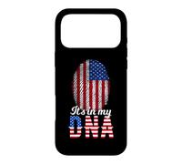 It's in My DNA Empreinte Digitale d'un Citoyen Américain Coque pour iPhone 17 Pro Max