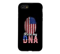 It's in My DNA Empreinte Digitale d'un Citoyen Américain Coque pour iPhone SE (2020) / 7/8