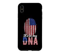 It's in My DNA Empreinte Digitale d'un Citoyen Américain Coque pour iPhone XS Max