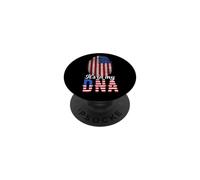 It's in My DNA Empreinte Digitale d'un Citoyen Américain PopSockets PopGrip Adhésif