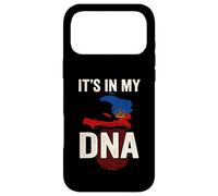 Its in My DNA Haiti Drapeau haïtien Empreinte Digitale Coque pour iPhone 17 Pro Max