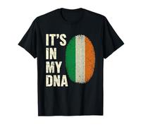 Its in My DNA Irish Vintage Ireland Flag Distressed Irish T-Shirt