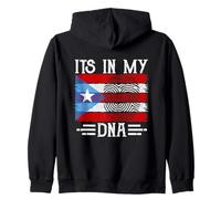 It's in My DNA Puerto Rico Flag Fingerprint Sweat à Capuche