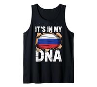 It's in My DNA Russian Roots Russia Flag Débardeur