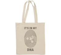 It's in My DNA Sac fourre-tout en coton naturel Blanc