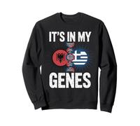 It's in My Genes Albanian Greek Roots Albania Greece Sweatshirt