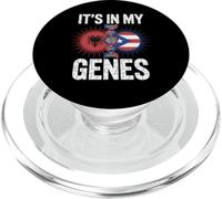 It's in My Genes Half Albanian Puerto Rican Roots Albania PopSockets PopGrip pour MagSafe