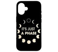 It's Just A Phase Moon Phases Space Science Femme Homme Enfant Coque pour iPhone 16