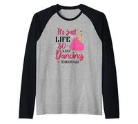 It's Just Life So Keep Dancing Through - Sorcière rose Manche Raglan
