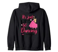 It's Just Life So Keep Dancing Through - Sorcière rose Sweat à Capuche