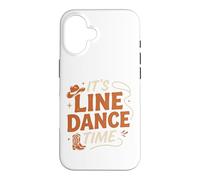 It's Line Dance Time Country Music Cowboy Cowgirl Rodéo Coque pour iPhone 16