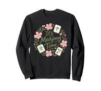 It's Mahjong Time Couronne Florale Sweatshirt