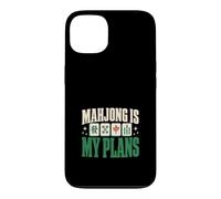 Its Mahjong Time Floral Tiles Mahjong Lovers Coque pour iPhone 13
