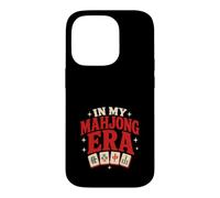 Its Mahjong Time Floral Tiles Mahjong Lovers Coque pour iPhone 14 Pro
