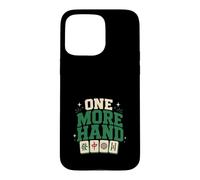 Its Mahjong Time Floral Tiles Mahjong Lovers Coque pour iPhone 15 Pro Max