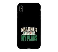 Its Mahjong Time Floral Tiles Mahjong Lovers Coque pour iPhone XS Max