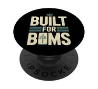 Its Mahjong Time Floral Tiles Mahjong Lovers PopSockets PopGrip Adhésif