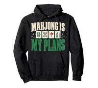 Its Mahjong Time Floral Tiles Mahjong Lovers Sweat à Capuche