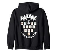 Its Mahjong Time Floral Tiles Mahjong Lovers Sweat à Capuche