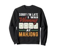 Its Mahjong Time Floral Tiles Mahjong Lovers Sweatshirt