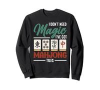 Its Mahjong Time Floral Tiles Mahjong Lovers Sweatshirt