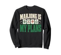 Its Mahjong Time Floral Tiles Mahjong Lovers Sweatshirt