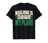 Its Mahjong Time Floral Tiles Mahjong Lovers T-Shirt